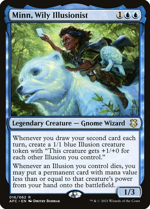 Minn, Wily Illusionist - afc Forgotten Realms Commander - #16
