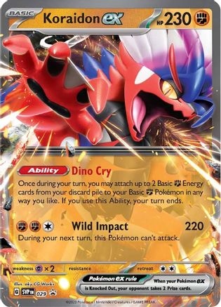 Koraidon ex - 029 - SV: Scarlet & Violet Promo Cards #029