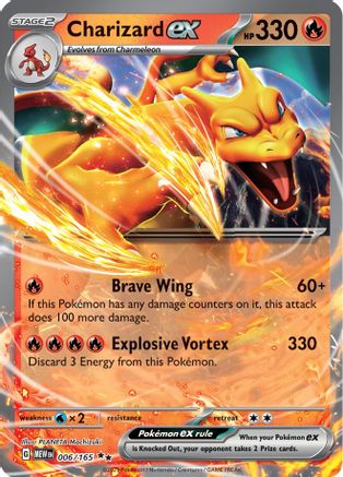 Charizard ex - 006/165 - SV: Scarlet & Violet 151 #006