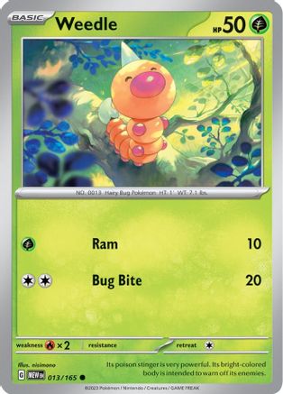 Weedle - SV: Scarlet & Violet 151 #013