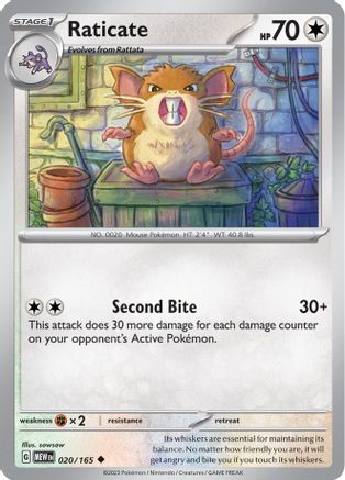 Raticate - SV: Scarlet & Violet 151 #020