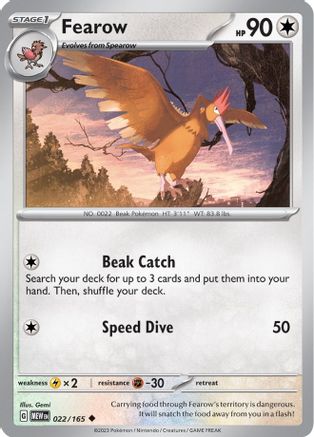 Fearow - SV: Scarlet & Violet 151 #022