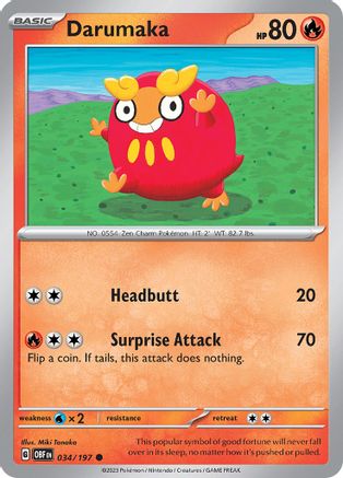Darumaka - SV03: Obsidian Flames #034
