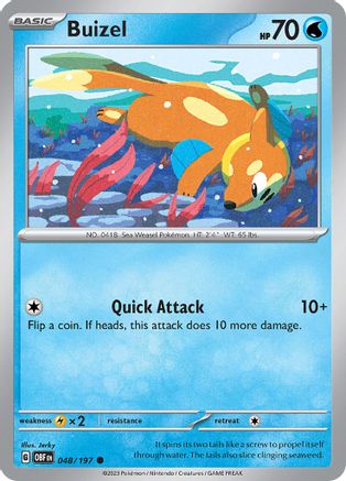 Buizel - SV03: Obsidian Flames #048