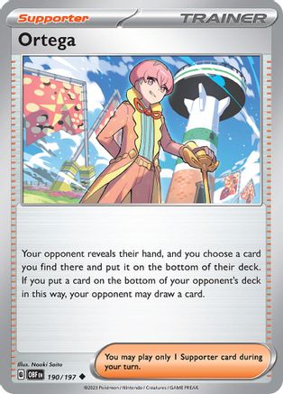 Ortega - SV03: Obsidian Flames #190