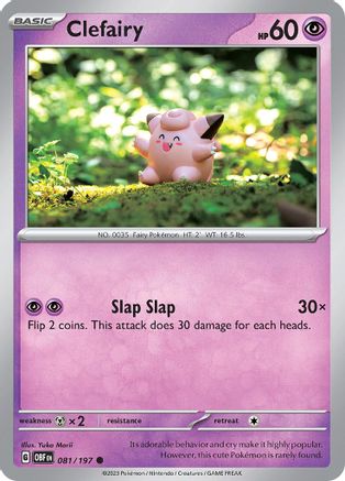 Clefairy - SV03: Obsidian Flames #081