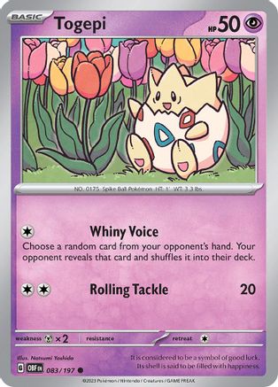 Togepi - SV03: Obsidian Flames #083