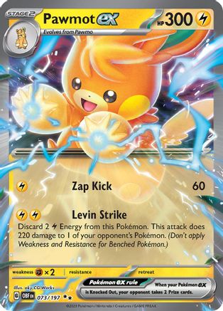 Pawmot ex - SV03: Obsidian Flames #073