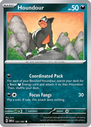 Houndour - 131/197 - SV03: Obsidian Flames #131