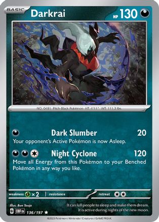 Darkrai - SV03: Obsidian Flames #136