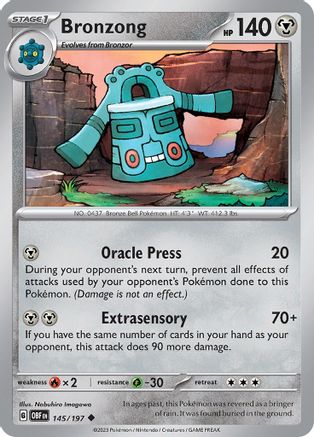 Bronzong - SV03: Obsidian Flames #145