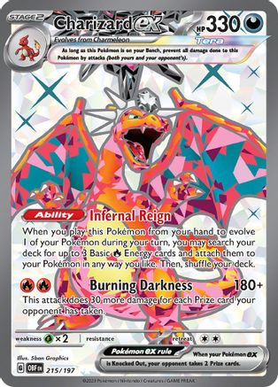 Charizard ex - 215/197 - SV03: Obsidian Flames #215