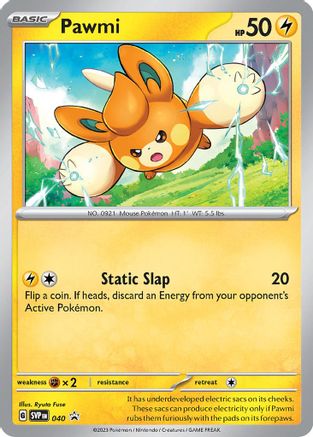 Pawmi - 040 - SV: Scarlet & Violet Promo Cards #040