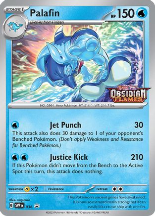 Palafin - 036 (Prerelease) - SV: Scarlet & Violet Promo Cards #036