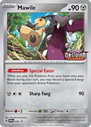 Mawile - 039 (Prerelease) - SV: Scarlet & Violet Promo Cards #039