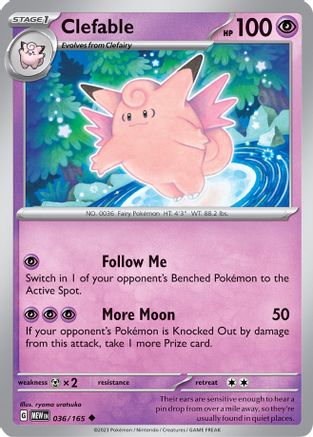 Clefable - SV: Scarlet & Violet 151 #036