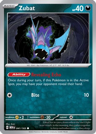 Zubat - SV: Scarlet & Violet 151 #041