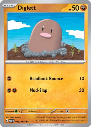 Diglett - SV: Scarlet & Violet 151 #050