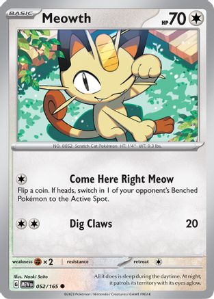 Meowth - SV: Scarlet & Violet 151 #052