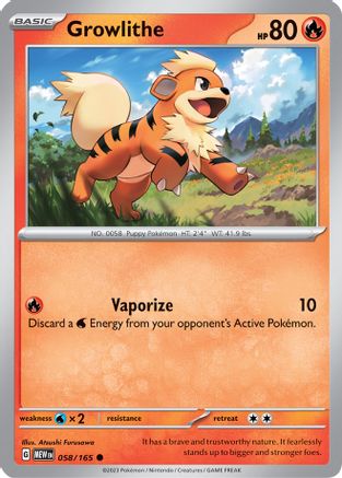 Growlithe - SV: Scarlet & Violet 151 #058