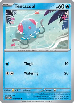 Tentacool - SV: Scarlet & Violet 151 #072