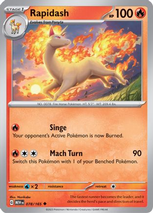 Rapidash - SV: Scarlet & Violet 151 #078