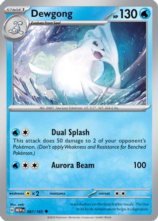 Dewgong - SV: Scarlet & Violet 151 #087