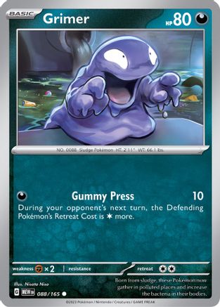 Grimer - SV: Scarlet & Violet 151 #088