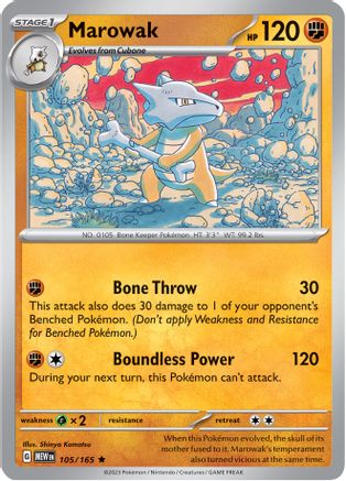 Marowak - SV: Scarlet & Violet 151 #105