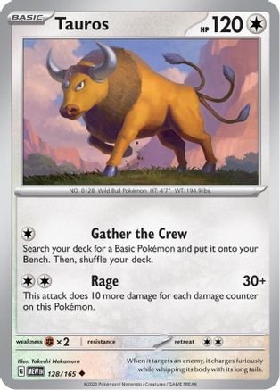 Tauros - SV: Scarlet & Violet 151 #128