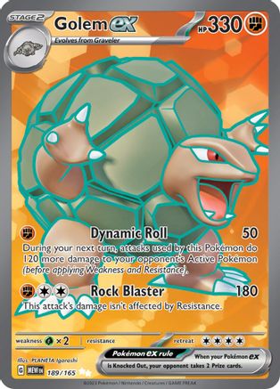 Golem ex - 189/165 - SV: Scarlet & Violet 151 #189