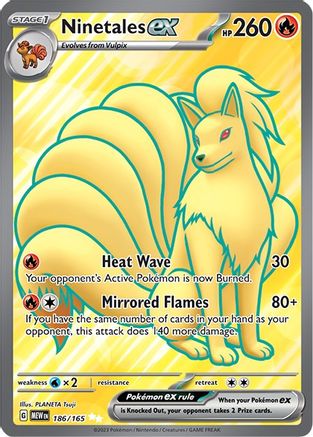 Ninetales ex - 186/165 - SV: Scarlet & Violet 151 #186
