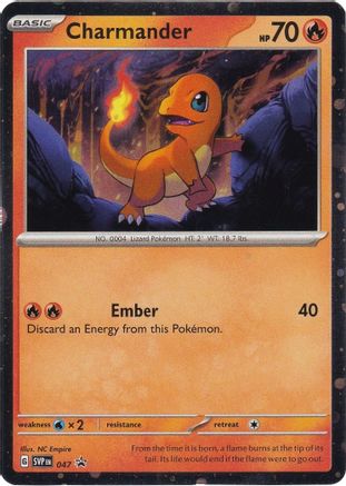 Charmander - 047 (Cosmos Holo) - SV: Scarlet & Violet Promo Cards #047