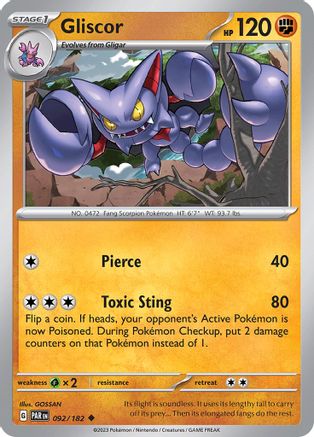 Gliscor - SV04: Paradox Rift #092