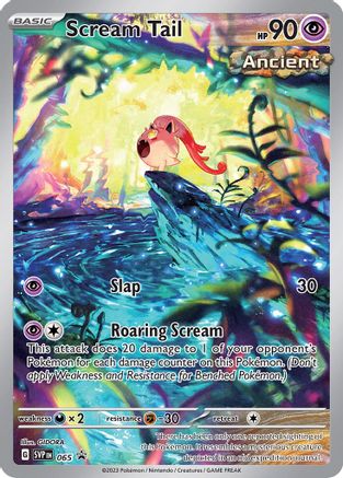 Scream Tail - 065 - SV: Scarlet & Violet Promo Cards #065