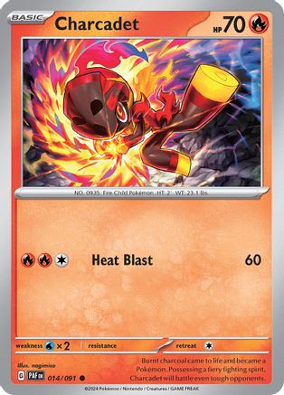 Charcadet - 014/091 - SV: Paldean Fates #014