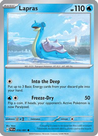 Lapras - SV: Paldean Fates #016