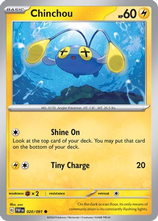 Chinchou - SV: Paldean Fates #020