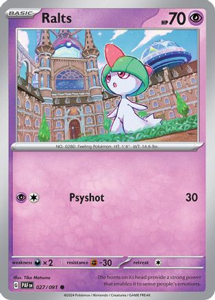 Ralts - 027/091 - SV: Paldean Fates #027