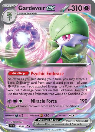 Gardevoir ex - 029/091 - SV: Paldean Fates #029