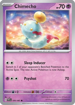 Chimecho - SV: Paldean Fates #030