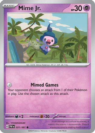 Mime Jr. - 031/091 - SV: Paldean Fates #031