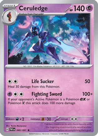 Ceruledge - 040/091 - SV: Paldean Fates #040