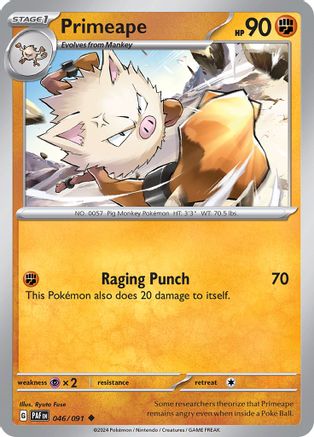 Primeape - 046/091 - SV: Paldean Fates #046