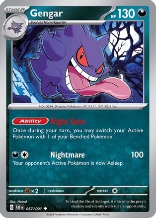 Gengar - SV: Paldean Fates #057