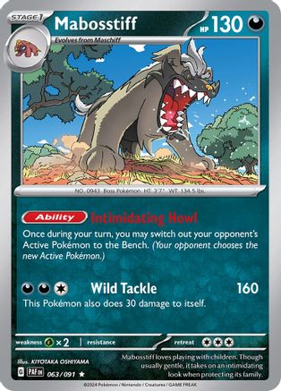 Mabosstiff - 063/091 - SV: Paldean Fates #063