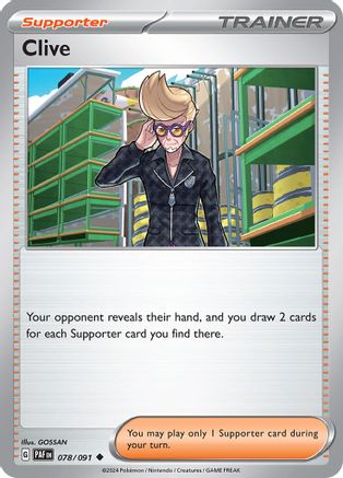 Clive - 078/091 - SV: Paldean Fates #078