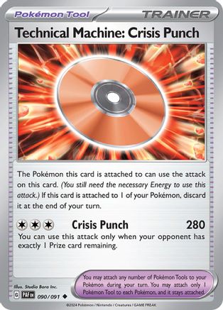 Technical Machine: Crisis Punch - SV: Paldean Fates #090