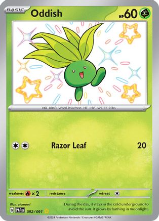 Oddish - SV: Paldean Fates #092