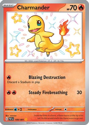 Charmander - 109/091 - SV: Paldean Fates #109